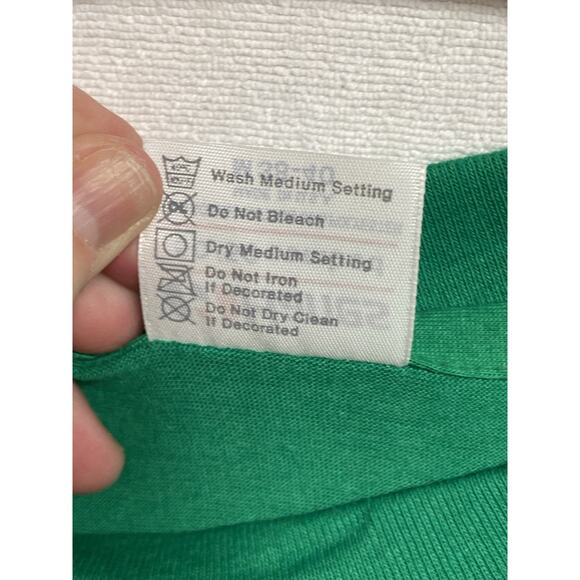 Rare Vintage 1980s Breyers All Natural Ice Cream‎ T-shirt Mens M Green New W/tag - Picture 4 of 5